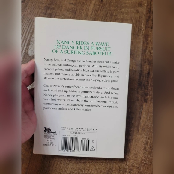 BOGO Nancy Drew #143 Mystery on Maui paperback - Picture 6 of 6